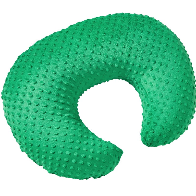 Pillowcase for Nursing Pillow and Positioner for Breastfeeding and Bottle Feeding Propping Baby Tummy Time Baby Sitting Support AwakeTime Support Pillow Cover Only Fern Green
