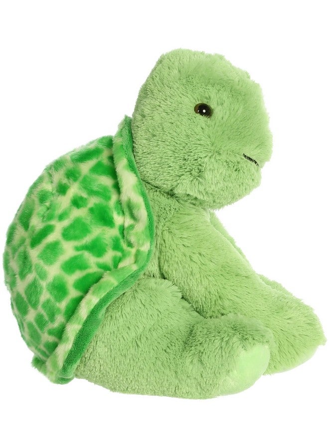Aurora® Cuddly Turtle Stuffed Animal - Cozy Comfort - Endless Snuggles - Green 14 Inches - Image 3