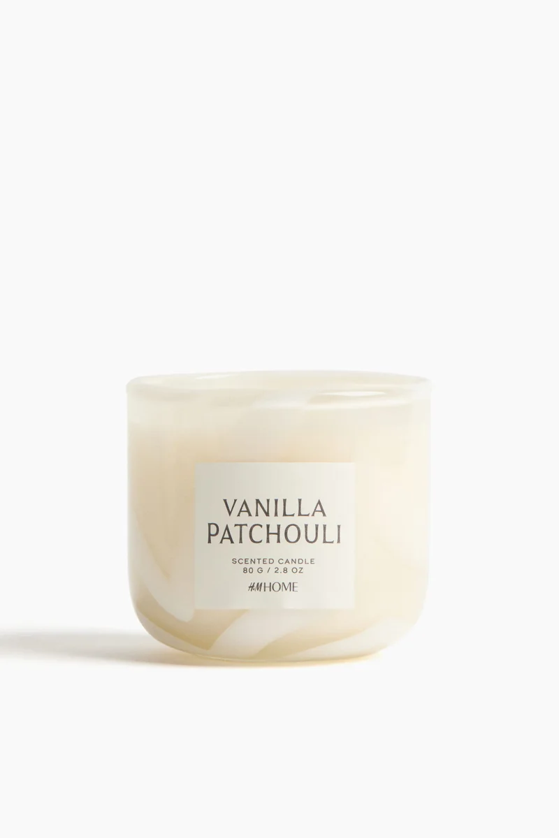 H&M Scented candle in glass holder