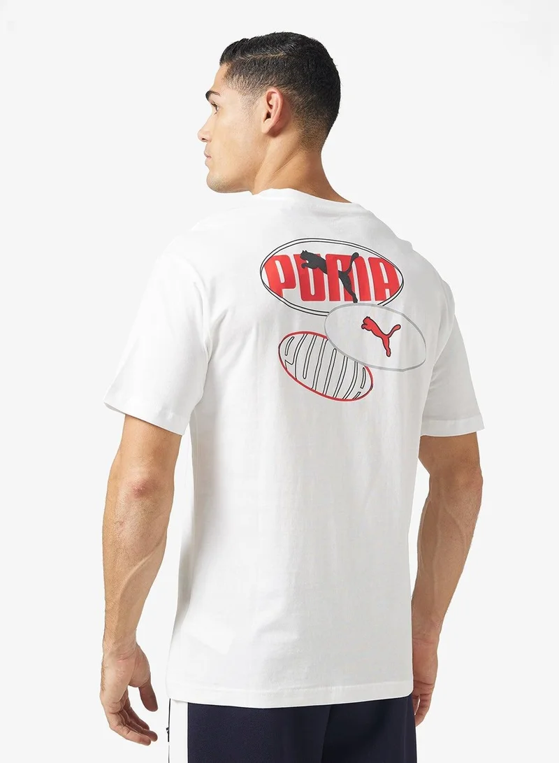 بوما تيشيرت لوجو لاب إسنشال بتصميم مريح