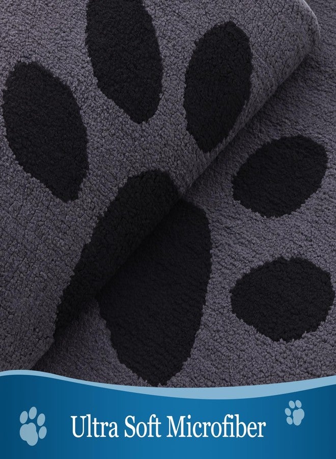 بجند سجادة باب للكلاب من Buganda للكلاب الموحلة، سجادة باب داخلية قابلة للغسل وممتصة للأوساخ، سجادة طينية منخفضة الارتفاع غير قابلة للانزلاق للكلاب، سجادة باب أمامية للأرضية الداخلية (30 × 20 بوصة، أسود) - Image 3