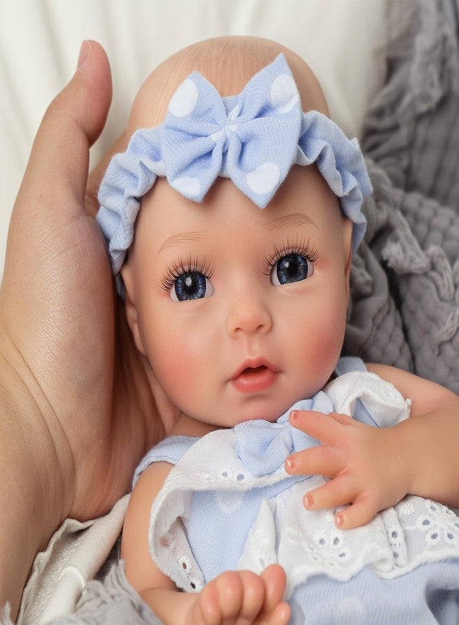 BABESIDE Lifelike Reborn Baby Dolls Girl Terry - 12 Inch Silicone Full Body Realistic-Newborn Baby Dolls Real Life Silicone Baby Doll Sweet Smile Baby Doll Gift for Kids Age 3+ - Image 4