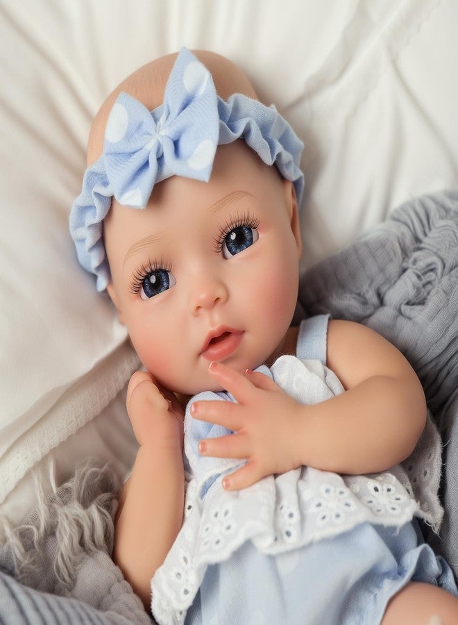 BABESIDE Lifelike Reborn Baby Dolls Girl Terry - 12 Inch Silicone Full Body Realistic-Newborn Baby Dolls Real Life Silicone Baby Doll Sweet Smile Baby Doll Gift for Kids Age 3+ - Image 3