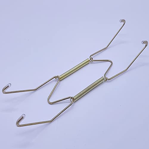 Xinlinke Lot5 10-Inch Large Invisible Plate Wire Hanger Wall Holders with Protective Rubber Cover for 9" to 11" Decorative Tray - Image 3
