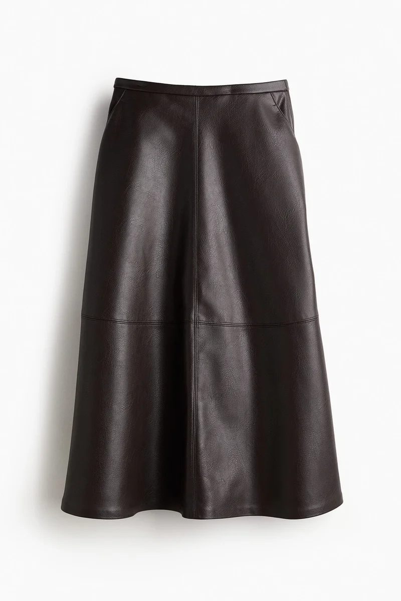 H&M Coated skirt