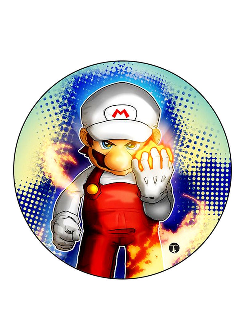 Video Game Super Mario Printed Mouse Pad  Multicolour