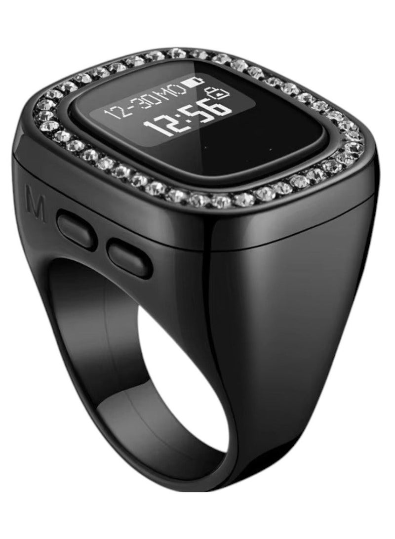 Toy Box Tasbih Ring 18mm OLED Screen Multi-channel Counter with Full Screen Button and Recharge Battery - Image 1