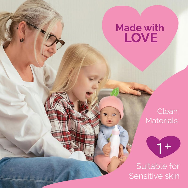 Adora Amazon Exclusive Sweet Babies Collection, 11â€ Soft and Cuddly Baby Doll Machine Washable, Birthday Gift For Ages 1+ - Baby Grapefruit - Image 4