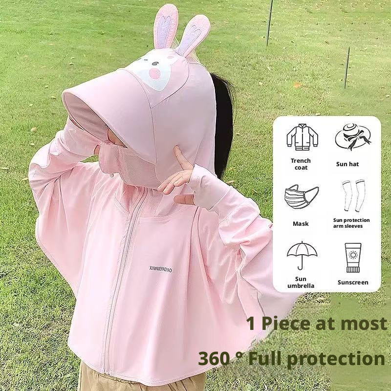 Children's UV Protection Jacket - Ice Silk, Breathable, Summer 2025 - Image 2