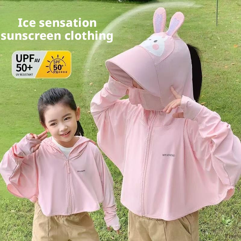 Children's UV Protection Jacket - Ice Silk, Breathable, Summer 2025 - Image 1