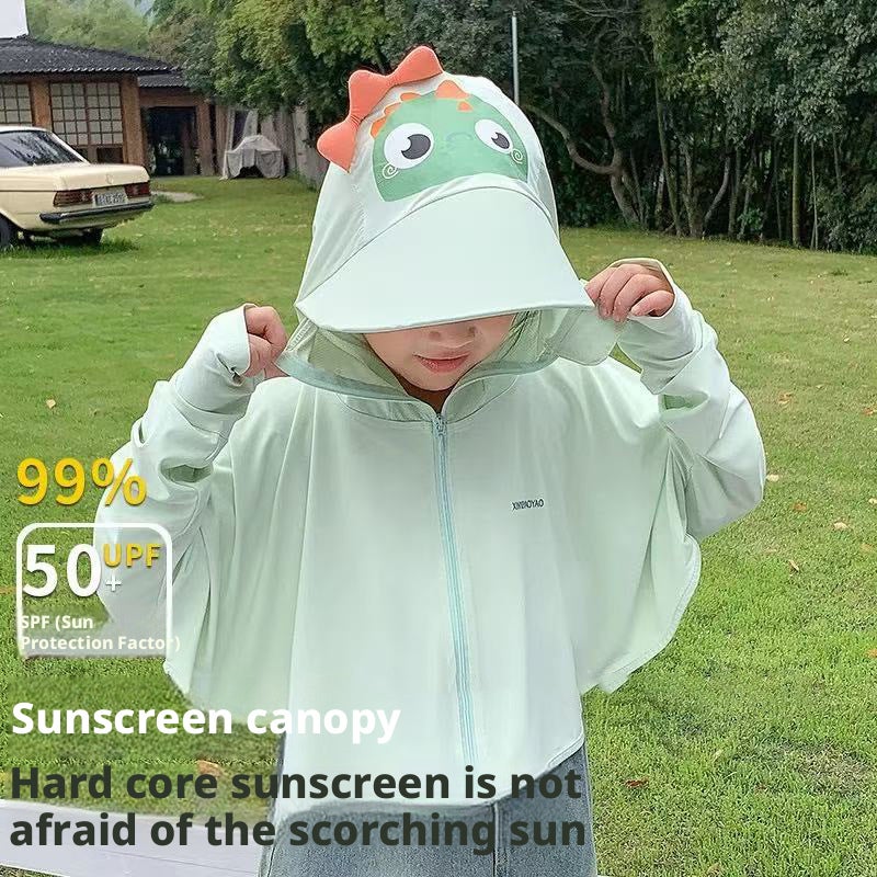 Children's UV Protection Jacket - Ice Silk, Breathable, Summer 2025 - Image 3