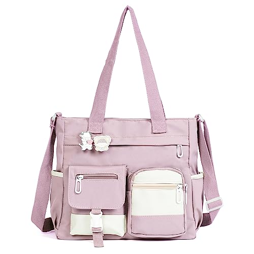 Phaoullzon Crossbody Cute Bag for Teens Kawaii Messenger Purse Nylon Shoulder Tote Bags - Image 1
