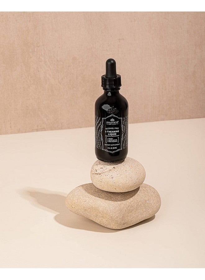 Svasthya Body & Mind Svasthya 100% Pure Ltheanine Liquid Supplement 2Fl Oz 60Ml For Stress Reduction Improved Concentration - Image 4