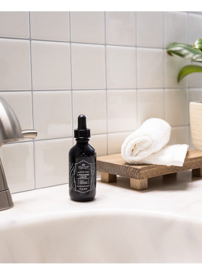 Svasthya Body & Mind Svasthya 100% Pure Ltheanine Liquid Supplement 2Fl Oz 60Ml For Stress Reduction Improved Concentration - Image 5