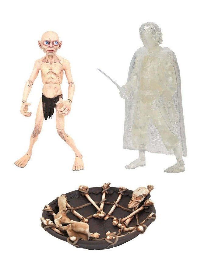 DIAMOND SELECT TOYS Diamond Select Toys San Diego Comic-Con 2021 Exclusive The Lord of The Rings: Frodo & Gollum Deluxe Action Figure Box Set, Multicolor  - Image 5