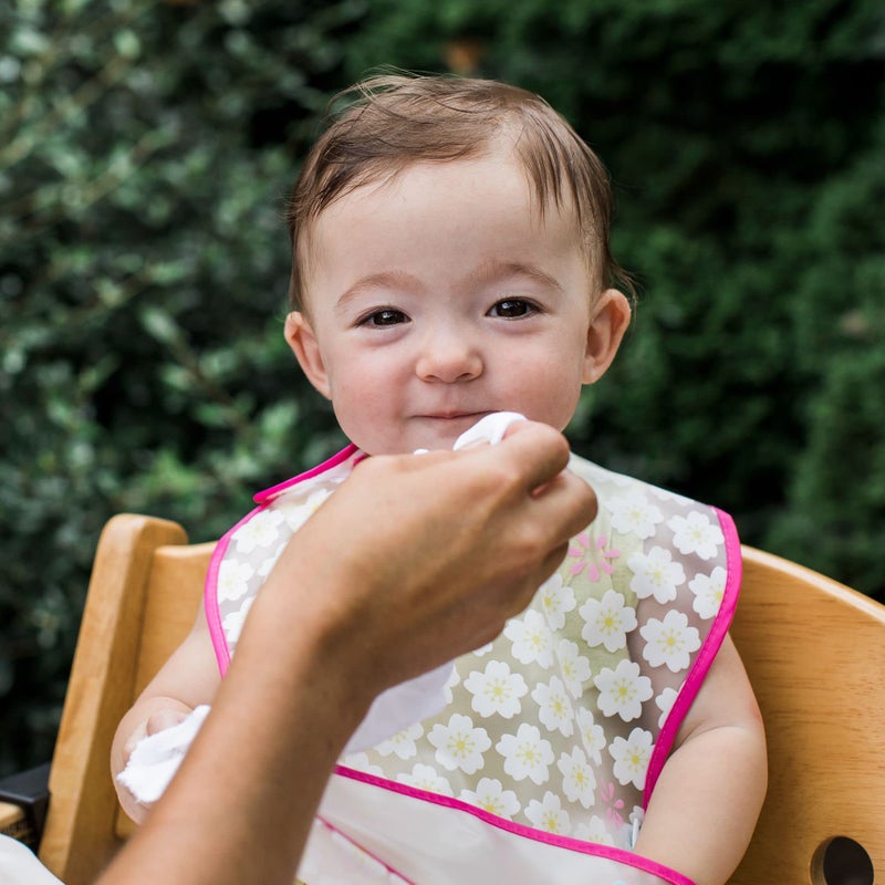 green sprouts Reusable Muslin Cloths made from Organic Cotton (5 pack) |Reusable Baby Wipes | Without Formaldehyde or Azo Dyes | Multi-purpose, Pre-Washed, Machine Washable One Size, White Set, 5 pack - Image 4