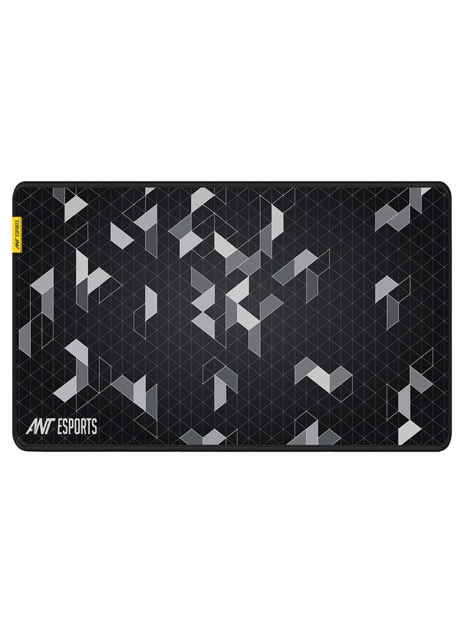 ANT الرياضات الإلكترونية وسادة ماوس Ant Esports Pyramid للألعاب، وسادة ماوس كبيرة الحجم (35.4 × 15.74 × 2 مم) للماوس ولوحة المفاتيح، بحواف مخيطة، مقاومة للماء، وقاعدة مانعة للانزلاق، مناسبة للمكاتب والمنازل والمتاجر والألعاب. - Image 1