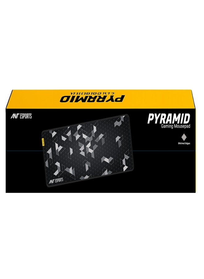 ANT الرياضات الإلكترونية وسادة ماوس Ant Esports Pyramid للألعاب، وسادة ماوس كبيرة الحجم (35.4 × 15.74 × 2 مم) للماوس ولوحة المفاتيح، بحواف مخيطة، مقاومة للماء، وقاعدة مانعة للانزلاق، مناسبة للمكاتب والمنازل والمتاجر والألعاب. - Image 5