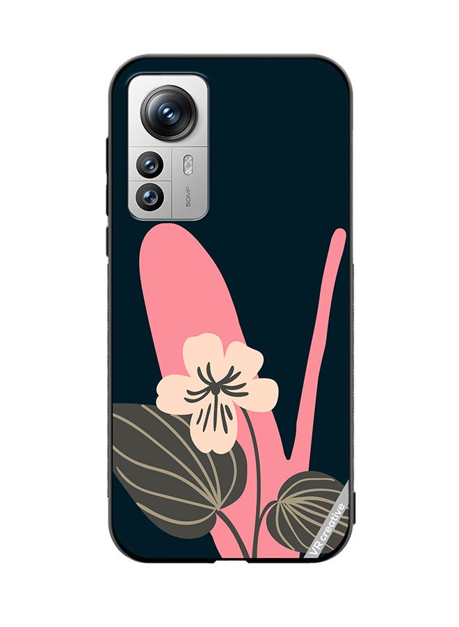 VR CREATIVE Protective Case Cover For Xiaomi 12X Alphabet V Design Multicolour - Image 1