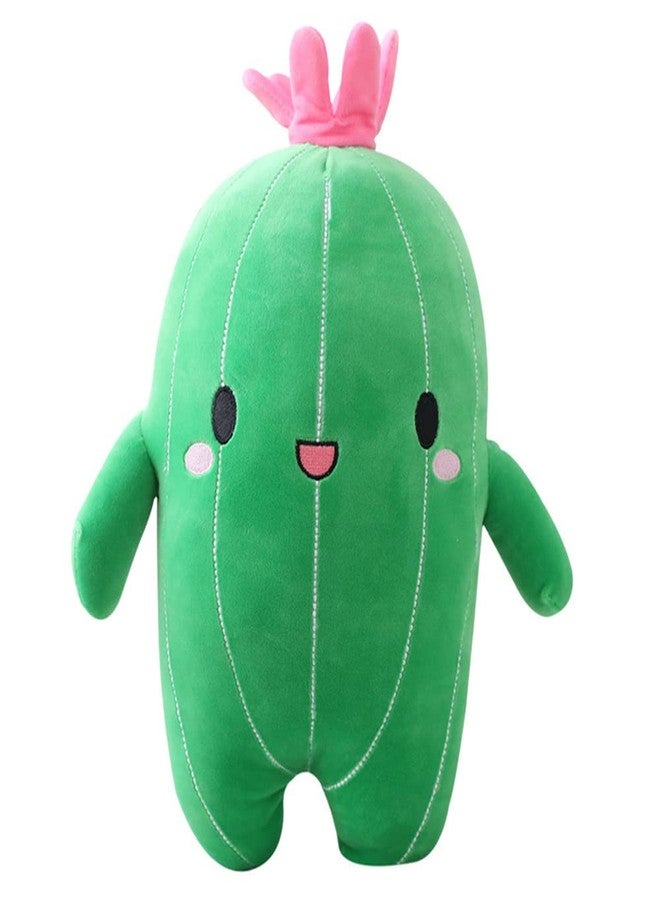 NatureMan Cactus Stuffed Plant Plush Toy with Smile Face Super Cute Soft Cactus Plush Pillow Creative Plush Plant Cactus Decoration Great Birthday Gift for Kids Girls Boys (Small) - Image 1