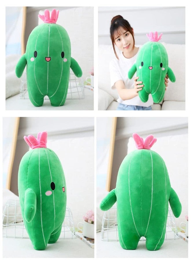 NatureMan Cactus Stuffed Plant Plush Toy with Smile Face Super Cute Soft Cactus Plush Pillow Creative Plush Plant Cactus Decoration Great Birthday Gift for Kids Girls Boys (Small) - Image 3
