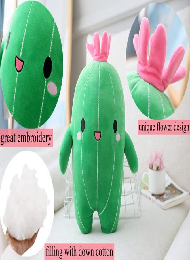 NatureMan Cactus Stuffed Plant Plush Toy with Smile Face Super Cute Soft Cactus Plush Pillow Creative Plush Plant Cactus Decoration Great Birthday Gift for Kids Girls Boys (Small) - Image 4