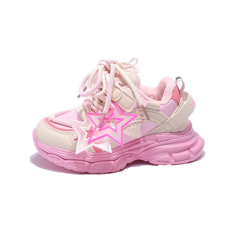 Mesh Sneakers Lightweight Flexible Sole Walking Shoes For Kids Indoor And Outdoor Activities - Image 1