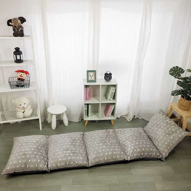ICOPUCA ICOPUCA Floor Lounger Pillow casing for boy Girl Soft Minky Plush CoverSleeve Only Perfect Reading and Watching TV Cushion  Excellent for Sleepovers Queen Size 