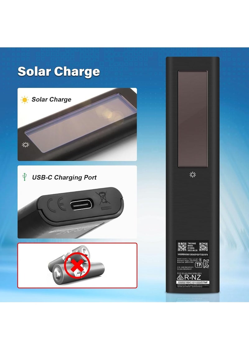 BN59-01385A Solar-Powered Remote for Samsung Smart TVs with 4 Quick Access Buttons - Image 4