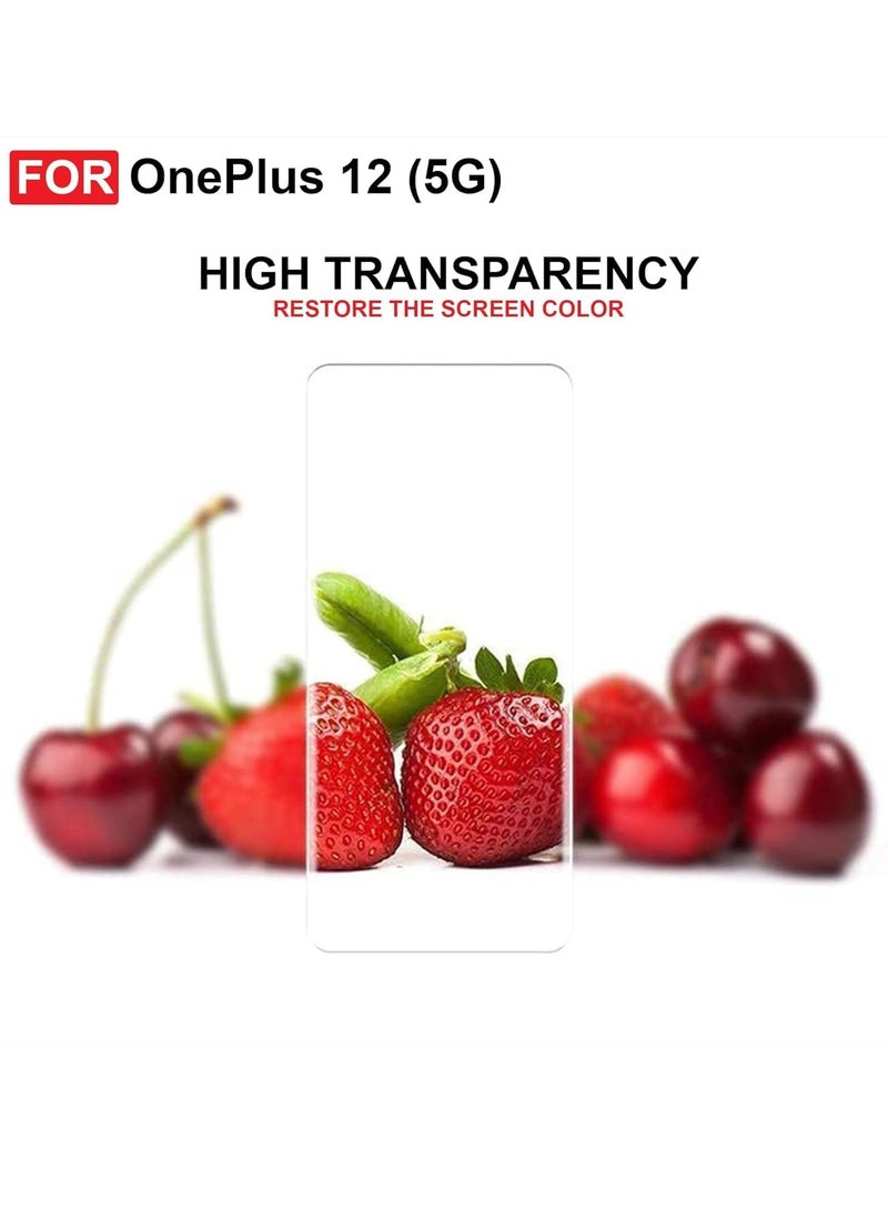 MIGOFAST Screen Protector for OnePlus 12 UV Tempered Glass, Film HD Screen Saver, 9H Hardness, Bubble-free Screen Replacement Protector Film - Image 5