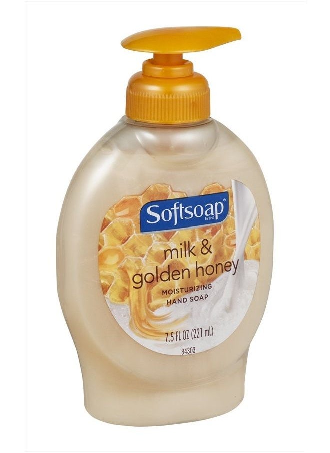 Softsoap Moisturizing Liquid Hand Soap Milk Protein And Honey, Milk Protein and Honey 7.5 oz (Pack of 3)  - Image 2