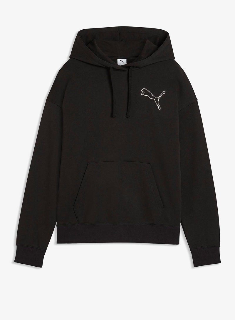 PUMA Bedazzled Relaxed Hoodie - Image 4