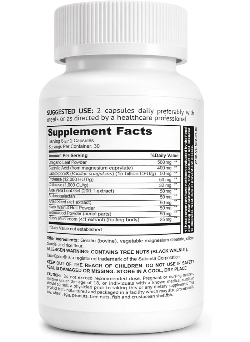 NutraBlast Feminine Balance Complex (60 Capsules) | Detox & Cleanse Probiotics | Supports Healthy Intestinal Flora & Immune Function | Advanced Formula with 11 All Natural Ingredients - Image 2