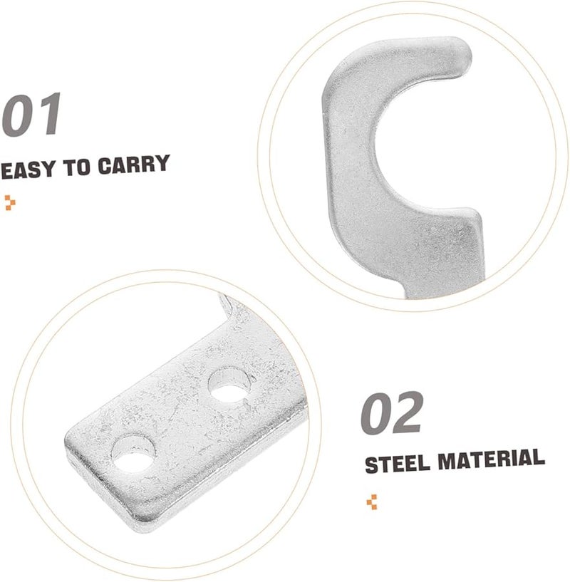 Cabilock 2Pcs Heavy Duty Scaffold Board Hooks Secure Locking Design Platform Support - Image 4