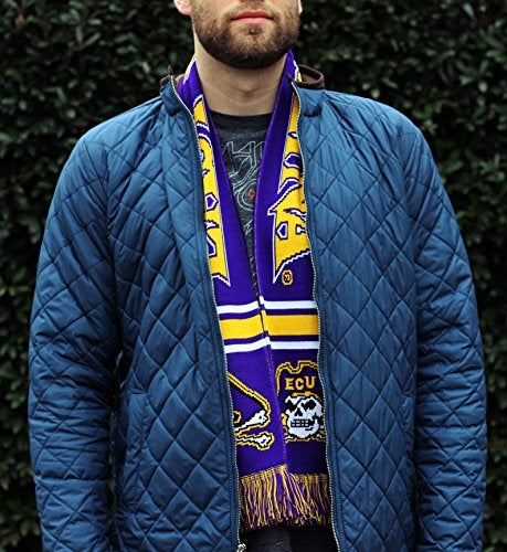 Tradition Scarves East Carolina Pirates Scarf - ECU Pirates Classic Purple Knitted - Image 3