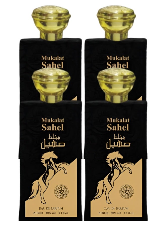 الفخر 4 قطع عطر مخلط صهيل 100مل - Image 1