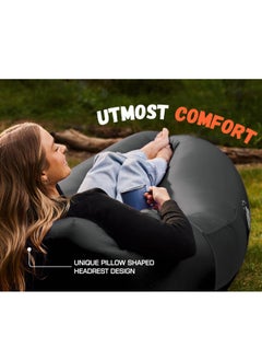 Inflatable Lounger Air Sofa Chair–Camping and Beach Accessories–Portable Water Proof Couch for Hiking, Picnics, Outdoor, Music Festivals & Backyard–Lightweight and Easy to Set Up Air Hammock - pzsku/Z6DC58A9E17FA41C92125Z/45/_/1716628653/61363aeb-6a0c-4465-9adf-84f55558c293