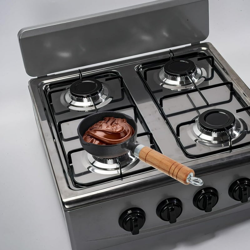 FOMIYES Deepened Non-stick Mini Iron Saucepan 11x4 Cm Small Metal Cooking Pot Pour Oil Pan for Melting Butter and Sauces, Single Piece - Image 5