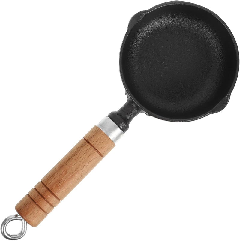 FOMIYES Deepened Non-stick Mini Iron Saucepan 11x4 Cm Small Metal Cooking Pot Pour Oil Pan for Melting Butter and Sauces, Single Piece - Image 1