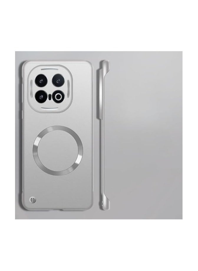 Magnetic Case Compatible with vivo iQOO 13 5G Case, Ultra-thin Micro-frosted Metallic Paint Frameless Case Anti-Drop Anti-Fingerprint Shockproof Hard Back Cover - Image 1