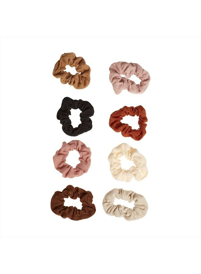 Goody Ouchless Ribbed Hair Scrunchies, 8 Count - Image 3