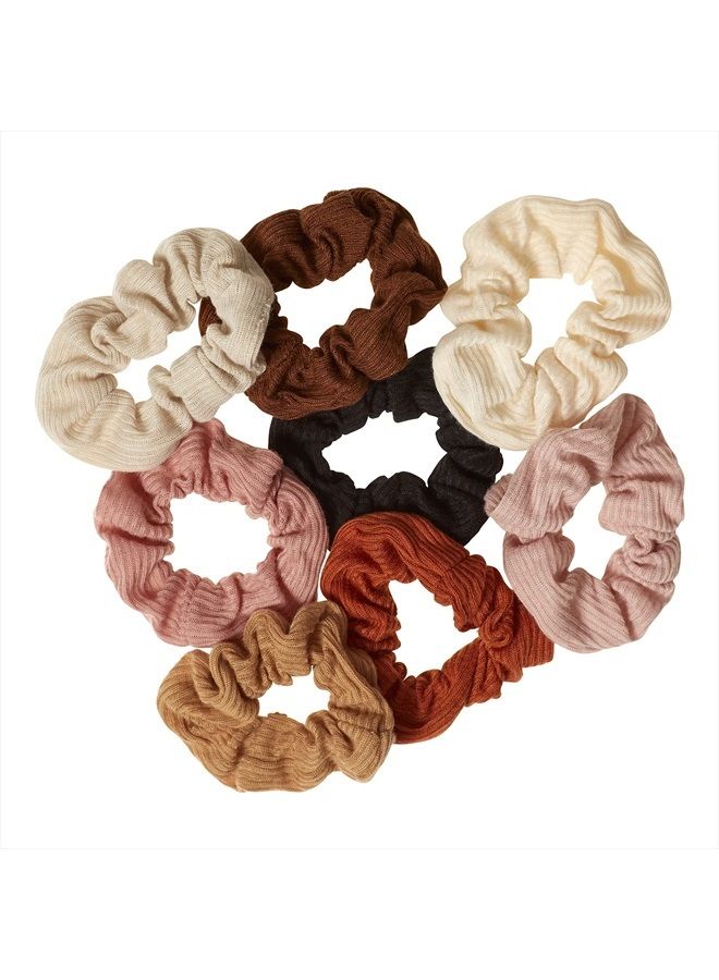 Goody Ouchless Ribbed Hair Scrunchies, 8 Count - Image 2