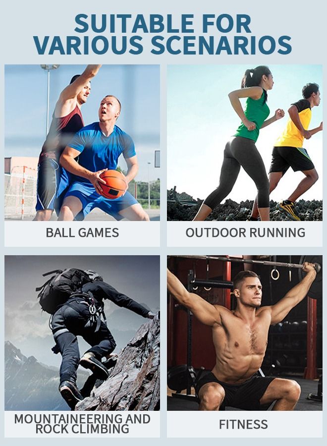 GROIC Professional Knee Brace, Knee Braces for Knee Pain, Compression Knee Sleeve with Patella Gel Pad & Side Stabilizers for Pain Relief, Running, Workout, Arthritis, Joint Recovery - Image 5