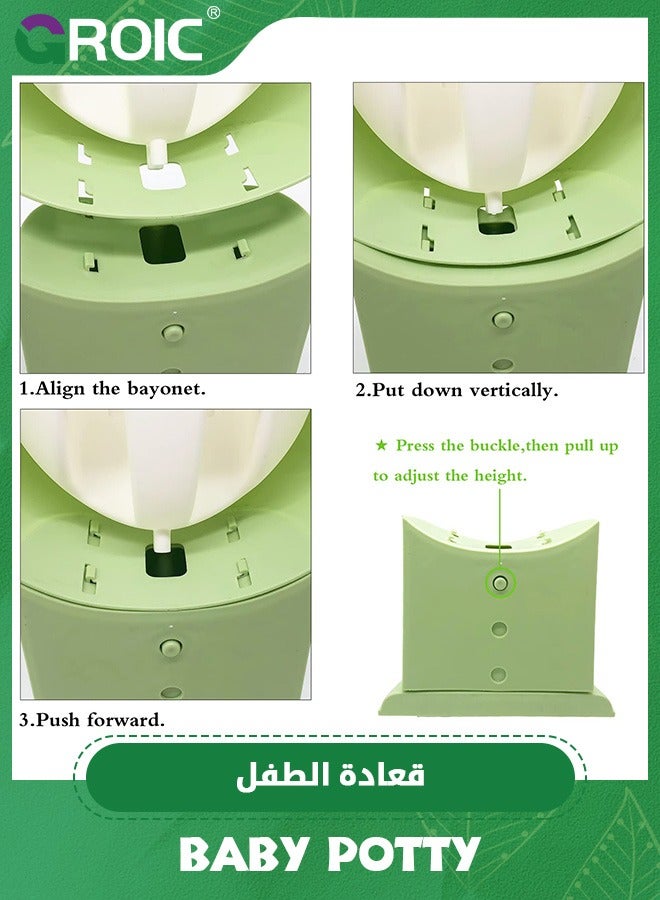 GROIC Frog Pee Training,Potty Training Urinal for Boys Kids,Standing Urinal Wall-Mounted Toilet with Funny Aiming Target - Image 3