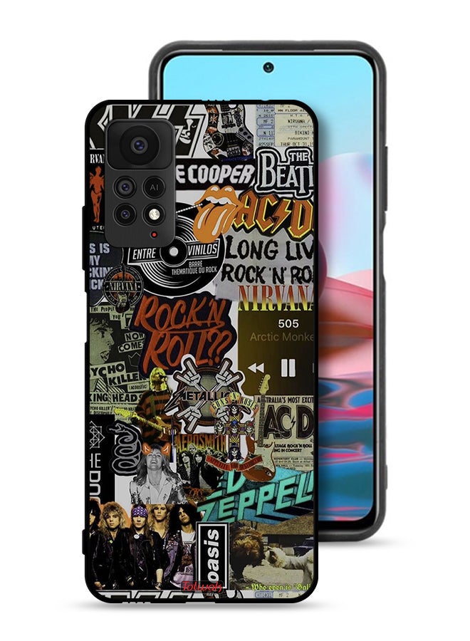 Tolwak جراب حماية Xiaomi Redmi Note 11 Pro 5G عيش طويلاً روك أند رول - Image 1