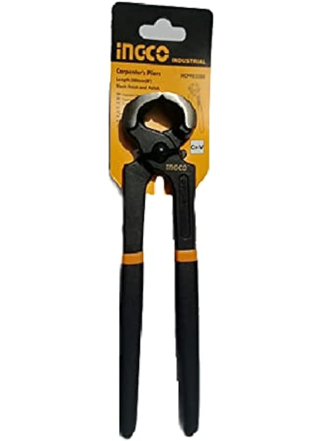 INGCO Hcpp02200 Carpenter Plier With Plastic Handle 200 Mm Size - Image 1