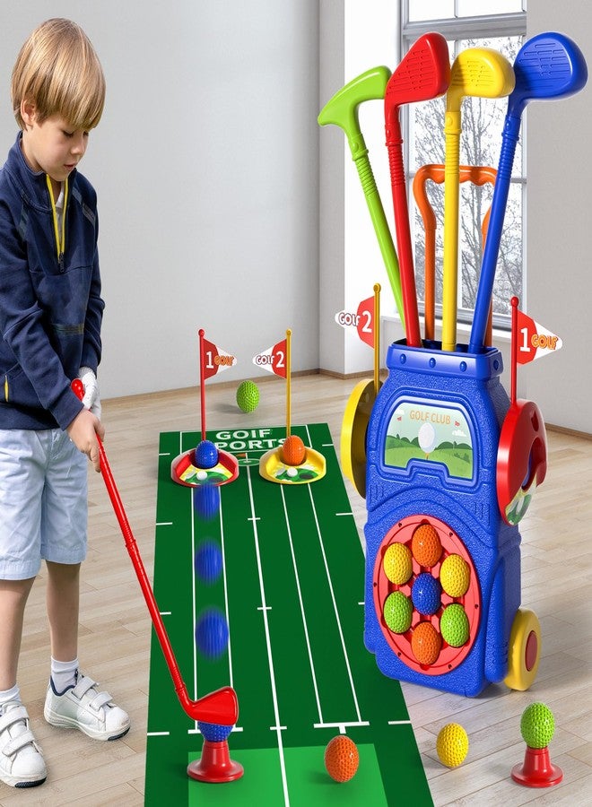 WATUDOU Toddler Golf Set Toys for Kids, Kids Toddler Golf Clubs with 7 Balls, Putting Mat & Golf Board, Toys Gifts for 3 4 5 6 Year Old Boys, Christmas Birthday Gifts for 3 4 5 6 Year Old Boy Kids - Image 3