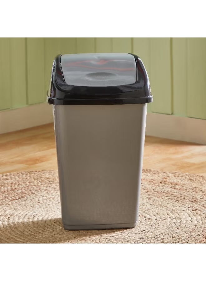 فافيلا باسكت بلاستيك بغطاء متحرك يعمل باللمس لسهولة الاستخدام اليوميةSwing Bin – كود701- سعة 20لترخامة قوية سهلة التنظيف - Image 5
