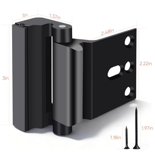 Jkrycyf 2 Pack Home Security Door Reinforcement Lock, Door Locks for Kids Safety Withstand 800 lbs, Child Proof Door Lock, Upgrade Door Locks for Front Door to Prevent Unauthorized Entry - Image 2
