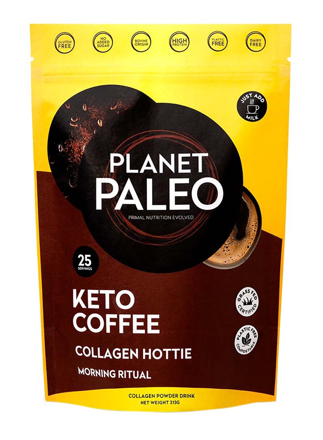 Planet Organic Planet Paleo Organic Pure Type 1 And 3 Collagen Keto Coffee 213G - Image 1